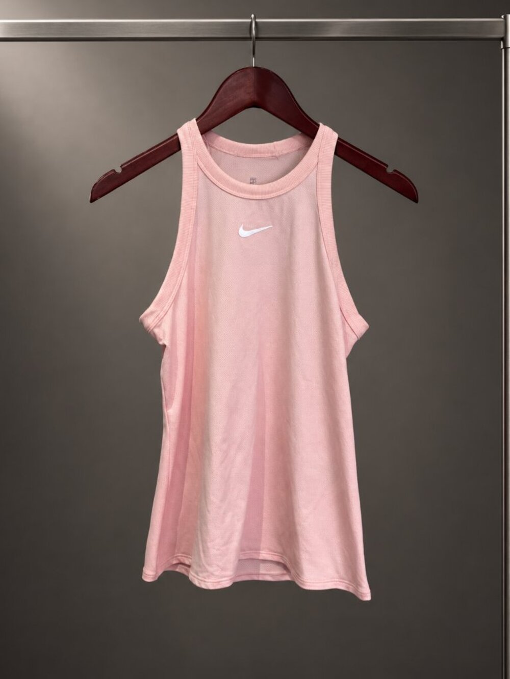 Nike Court Dri-FIT Womens Tennis Tank Pink Racerback AT8983-664 Size XS
